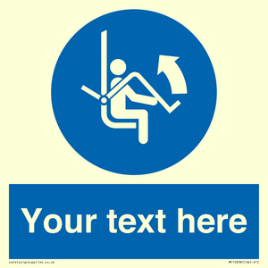 Custom Mandatory: Open safety bar of chairlift